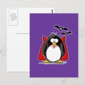 Carte Postale Vampire Penguin (Devant / Derrière)