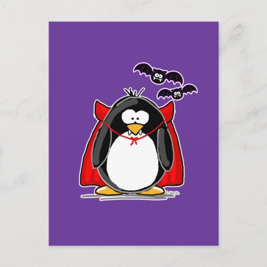 Carte Postale Vampire Penguin (Devant)