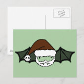 Carte Postale Vampire Père Noël Bat (Devant / Derrière)