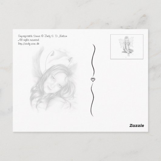 Carte postale Vampire Sinner Impardonnable (Dos)