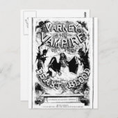 Carte Postale Vampire Varney (Devant / Derrière)