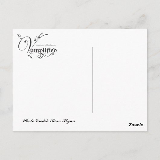 Carte Postale Vamplified, www.vamplified.com (Dos)