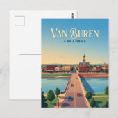 Carte Postale Van Buren États-Unis (Devant / Derrière)