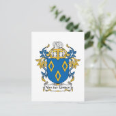 Carte Postale Van der Linden Family Crest (Debout devant)