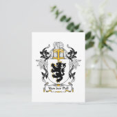 Carte Postale Van der Poll Family Crest (Debout devant)