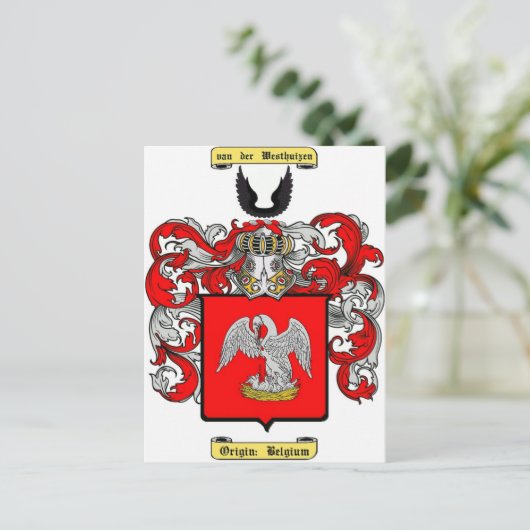 Carte Postale van der Westhuizen (Debout devant)