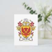 Carte Postale Van Driel Family Crest (Debout devant)