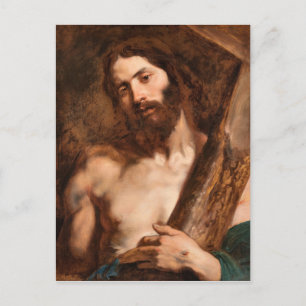 Carte Postale Van Dyck Christ portant la croix CC1089