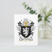 Carte Postale Van Gemert Family Crest (Debout devant)