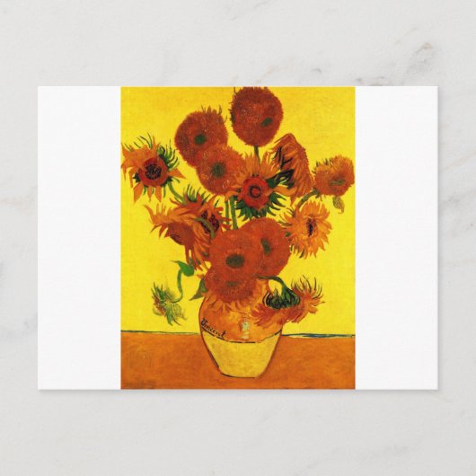Carte Postale Van Gogh 15 Tournesols (Devant)