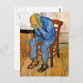 Carte Postale Van Gogh - À la porte de l'éternité (Devant / Derrière)