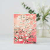 Carte Postale Van Gogh Almond Blossoms Peach (Debout devant)