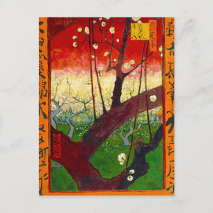 Carte Postale Van Gogh Arbre de prune à fleurs après Hiroshige