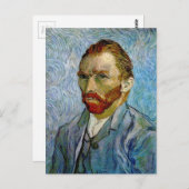 Carte Postale Van Gogh Autoportrait (Devant / Derrière)