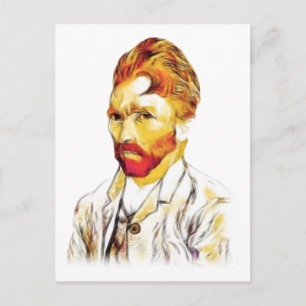 Carte Postale Van Gogh Autoportrait - Cheveux Do