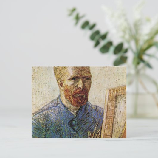 Carte Postale Van Gogh Autoportrait devant Easel (Debout devant)