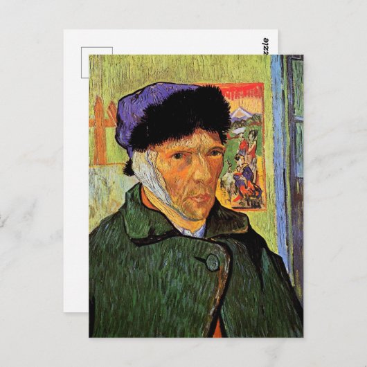 carte postale van Gogh Banded Ear (Devant / Derrière)