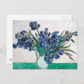 Carte Postale Van Gogh Blue Irises (Devant / Derrière)