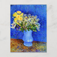 Van Gogh - Bouquet de fleurs dans un Vase Bleu