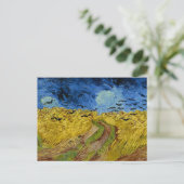 Carte Postale Van Gogh - Champ de blé avec corbeaux (Debout devant)