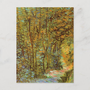 Carte Postale Van Gogh - Chemin dans les bois