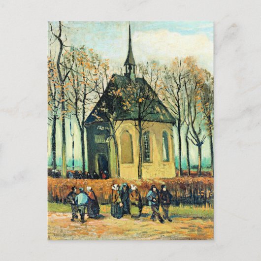 Carte Postale Van Gogh - Congrégation, Église réformée (Devant)