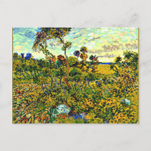 Carte Postale Van Gogh - Coucher de soleil à Montmajour