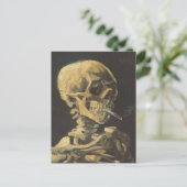 Carte Postale VAN GOGH - Crâne avec cigarette 1885 (Debout devant)