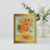 Carte Postale Van Gogh - Douze tournesols (Debout devant)