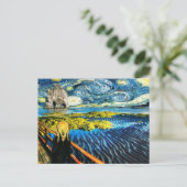 Carte Postale Van Gogh Edvard rencontre Vincent Starry Night (Debout devant)