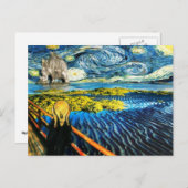 Carte Postale Van Gogh Edvard rencontre Vincent Starry Night (Devant / Derrière)