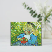 Carte Postale Van Gogh - Enfant avec une orange (Debout devant)