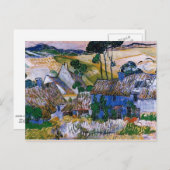 Carte Postale Van Gogh - Fermes près d'Auvers (Devant / Derrière)