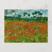 Carte Postale Van Gogh Field with Poppies (F636) Fine Art (Devant)