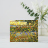 Carte Postale Van Gogh - Flower Garden, (Debout devant)