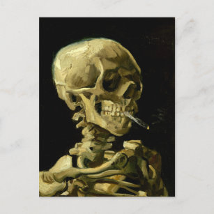 Carte Postale Van Gogh Fumer du squelette