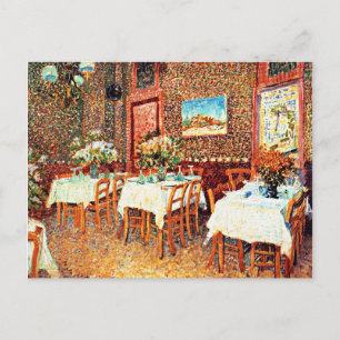 Carte Postale Van Gogh - Intérieur d'un restaurant