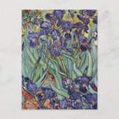 Carte Postale Van Gogh Irises Peinture impressionniste (Devant)