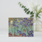 Carte Postale Van Gogh Irises Peinture impressionniste (Debout devant)