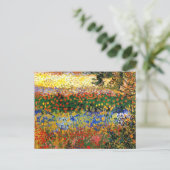 Carte Postale Van Gogh - Jardin à Arles (Debout devant)