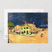 Carte Postale Van Gogh - La Maison Jaune (Devant / Derrière)
