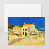 Carte Postale Van Gogh, La Maison Jaune,  (Devant / Derrière)