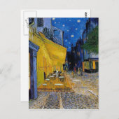 Carte Postale Van Gogh - Le Café Terrasse (Devant / Derrière)