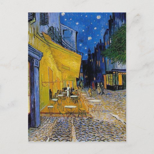 Carte Postale Van Gogh - Le Café Terrasse (Devant)