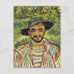 Carte Postale Van Gogh - Le jardinier (alias Jeune paysan)<br><div class="desc">Vincent van Gogh peinture,  Le jardiner</div>