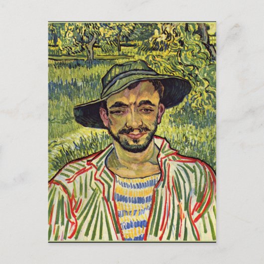 Carte Postale Van Gogh - Le jardinier (alias Jeune paysan) (Devant)