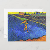 Carte Postale Van Gogh - Le Semeur Environs d'Arles (Devant / Derrière)