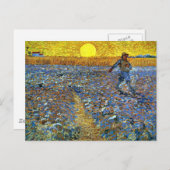 Carte Postale Van Gogh - Le Sower (Devant / Derrière)