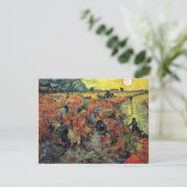 Carte Postale Van Gogh - Le vignoble rouge (Debout devant)