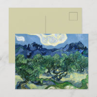 Van Gogh Les Oliviers Paysage Peinture